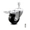 Service Caster 3.5 Inch Phenolic Swivel 3/8 Inch Threaded Stem Caster with Total Lock Brake SCC SCC-TSTTL20S3514-PHS-381615 - alternate 3